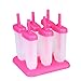Produktbild 6 Stk DIY wiederverwendbaren gefroren Ice Pop Schimmel Schimmel Eismaschine mit Base Tray A