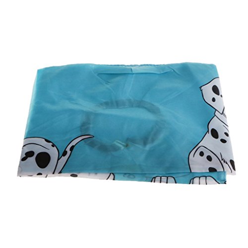 Kinder Haarschneideumhang / Friseur Hairstyling Schürze mit robustem Klettverschluss, Süßes Cartoon Muster - 2