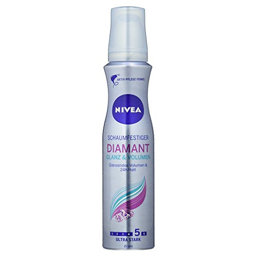 Preisvergleich Produktbild Nivea Schaumfestiger Diamant, Glanz und Volumen, 24 Stunde flexibler Halt, 150 ml
