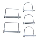 El paquete incluye 2pcs Square Buckle Pin Locks y 3pcs Circular Buckle Pin Locks.