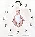 Produktbild Neugeborene Baby Wickeldecke Monatliche Milestone Fotografie Requisiten Shoots Hintergrund, winmany Baby Geburtstag Fotografie Foto Requisiten Monatliche Alter Decken Kreieren Personalisierter Fotografie