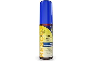 Rescue Nuit Spray, Lacher prise la nuit pour un reveil serein, Vegan, Complément alimentaire, 1 Spray x 20 ml