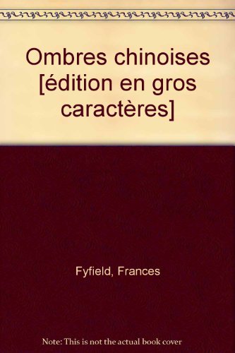 couverture de : Ombres chinoises