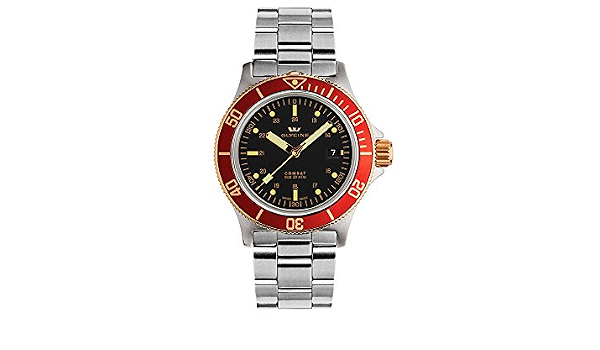 Glycine Combat sub Automatic Watch, GL 224, acciaio INOX, 3908.39 r6-mb :  Amazon.it: Orologi