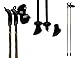 Produktbild Exel Nordic Walking Stock 130 cm Black Poison gold 1 Paar Neu