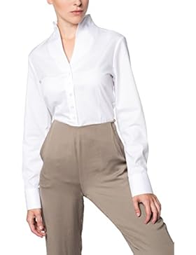 ETERNA Langarm Bluse COMFORT FIT unifarben