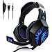 Produktbild PS4 Gaming Headset ,GESPERT Over Ear Gaming Kopfhörer,Surround Sound,mit Mikrofon und LED-Licht,3,5mm Kabel,Kopfhörer für PS4 ,XBOX one,PC, Laptop Tablet Mac iPad Nintendo Switch
