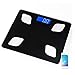 Produktbild JKYQ High Precision Bathroom Scale Bluetooth Body Fat Scale Shared Scale Electronic Scales Smartphone APP Slim and Wide Design 180KG Black