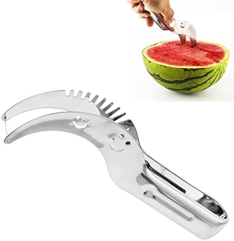 KINGSUPER Watermelon Slicer Corer Stainless Steel Fruit Peeler Faster Melon Cutter