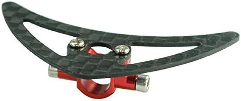 Alum Tail Boom Support Mount w/ Fin Red : 200SRX by Microheli Co.