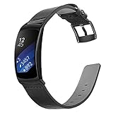 SUPERMATERIAL&VERSCHLUSS:Hergestellt aus echtem Kalbsleder (Double Sides) in der obersten Schicht, quadratisches Schwanzdesign mit handgearbeiteten Liniennähten, schweißfest und atmungsaktiv, weich und angenehm zu tragen. Darüber hinaus ist die 316L-Edelstahlschließe groß und anständig genug, um am besten zu Ihrem Gear Fit2 zu passen. Dank der doppelten galvanischen Beschichtung und der hydraulischen Umformung ist es nicht ablackierbar, robuster und langlebiger als andere marktübliche Produkte.