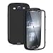 Produktbild kwmobile TPU Silikon Hülle für Samsung Galaxy S3/S3 Neo - Full Body Protector Cover Komplett Schutzhülle Case in Schwarz Transparent