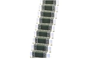 Melody Jane Dolls House Woven Stair Carpet Runner Olive Green 1:12 Flooring