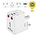 Produktbild Reiseadapter Reisestecker Adapter Welt-reiseadapter Usb 5V LEDMO Universal Weltweit USA UK Südafrika Australien England Thailand Schweiz Deutschland EU Kanada Kuba Stecker Dominikanische Republik Israel Indien