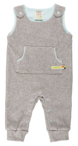 loud + proud Baby Girls' Footie -  Grey - Grau (Grey mel.) - 9-12 Months