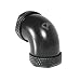 Produktbild Nanoxia 300300641 CoolForce 90° Hard Tube Adapter, 12mm Ø zu 12mm Ø, Schwarz