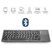 Produktbild Mengen88 Kabellose Bluetooth-Tastatur, dreifach klappbare Tastatur mit Touchpad für mehrere Geräte, für Laptop/Desktop/Smartphone/Tablet - 64-Tasten,Black