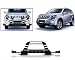 Auto Pearl - Premium Quality Car PU & Stainless Steel Front Crash Flame Guard ABS With LED With Fitting Kit For - Mahindra XUV 500 -FG043 RS.10450.00