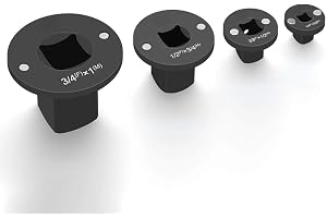 Yanmis Lågprofil Påverkan Socketadapteruppsättning, 4st Drive Ratchet Adapter Set 1inx3/4in 3/4inx1/2in 1/2inx3/8in 3/8inx1/4