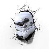 Star Wars Stormtrooper Light FX LED Kinderlampe Wandlampe – Nachtlicht für kinder mit automatische Abschaltung und wandaufkleber - 4