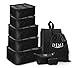 Produktbild DIMJ Koffer Organizer 9 Teilig, mit 5 Packtaschen und EIN Kordelzugbeutel Schuhbeutel Kabel Aufbewahrungstasche Kosmetiktasche für Kofferorganizer Reise Würfel