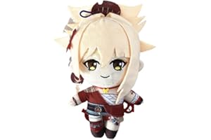 Hanaiette 1PC Genshin Plush pillow Genshin Impact Plush Stuffed Cosplay Costume Props for Game Fans (Yoimiya)