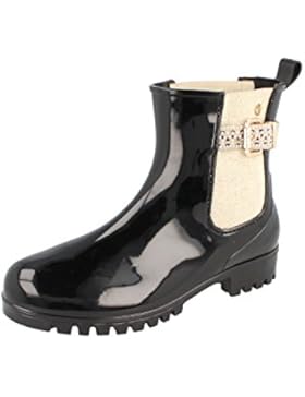 GOSCH SHOES SYLT Damen Stiefelette Chelsea 7105-502 mit Glitzer-Details in 2 Farben