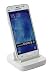 Produktbild Emartbuy® Samsung Galaxy J5 SM-J500 Weiß Smart-Dock Micro USB v2.0 Multi Function unterstützte Desktop-Andockstation Docking-Station Ladegerät