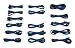 Produktbild Corsair CP-8920046 Professional Individually Sleeved Stromkabelkit (Type 3, Generation 2) blau