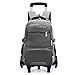 Produktbild XHHWZB Rolling Rucksack auf Rädern High-Capacity Schultasche Rucksäcke für Studenten Klettern Treppen (Farbe : Gray)