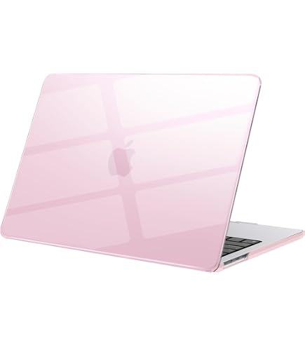 Coque Protective FINTIE Pour MacBook Air 13.6" M4/M3/M2 - Housse Rigide Anti-Choc Avec Ventilation - Noir