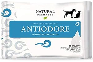 Natural Derma Pet Salviette Detergenti Antiodore 35pz