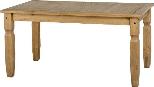 Corona 5' Dining Table in Distressed Waxed Pine
