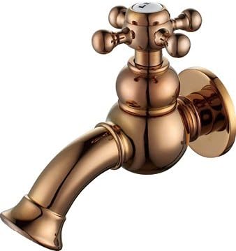 MIAORUI European gold copper washing machine bibcock copper single cold faucet mop pool,A