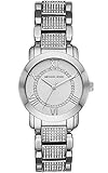 Michael Kors Silver Tone und Kristall Edelstahl MK3685 Damenuhr