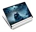 Produktbild Luxburg® Design Aufkleber Schutzfolie Skin Sticker für Notebook Laptop 10 / 12 / 13 / 14 / 15 Zoll, Motiv: Katze und Felsen