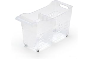 TIENDA EURASIA® Organizador de Cocina - Carritos de Almacenaje con Ruedas - Ideal para Organizar la Cocina o Baño de una Forma Rápida y Sencilla - 46x19x27cm (DUO)
