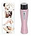 Produktbild Arulinmz Mode Gesichts-Haar-Entferner, schmerzlos Flawless Lady Shaver für Haar Peach Fuzz auf Oberlippen, Chin, Wange Schnurrbart mit tragbaren Beutel ( Farbe : Pink , Größe : 12*2.5cm )