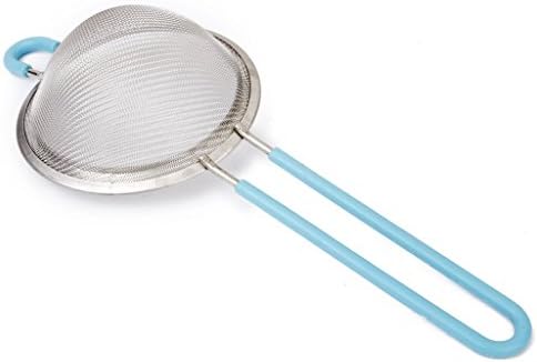 amyjazz 12cm Stainless Steel Mesh Strainer Colanders and Sifters for Home - Random Color