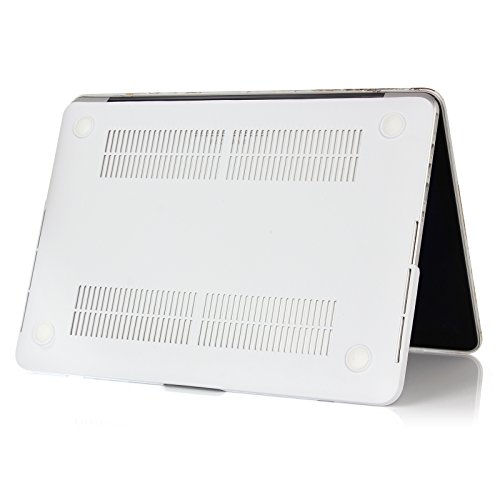 Macbook Pro 15 Retina Hülle,Aomo Macbook Pro 15 Retina Zoll Tasche Marmor Muster Gummi Beschichtet Hartschale Sleeve Schutzhülle für Macbook Pro 15.4 Mit Retina Display Modell: A1398 [Marmor Muster Weiß 02] - 5