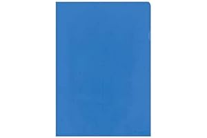 Teczka Kangaro A4 PP 120 mikronów przezroczysta groszkowana niebieska 10 szt.