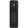 DDLC AE Securities Full HD Video Audio Recording Camera Micro Pocket DVR with 6 IR Cop Police Camera Night Vision Full HD 1080p Portable Pocket Clips. (Pocket Camera)