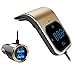Produktbild TianranRT BC39 Drahtlos In-Car Bluetooth FM Sender Dual USB Ladegerät Eingang TF Karte (Gold)