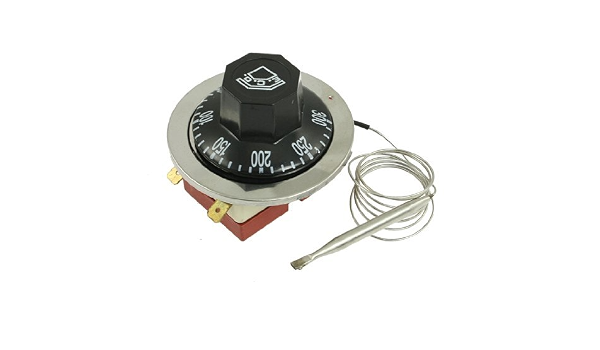 AC 250 V 16 A 50 – 300 gradi Celsius manopola controllo temperatura  interruttore termostato NC per forno : Amazon.it: Fai da te