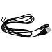 Produktbild Für Pebble Smart Watch USB Ladekabel Ladegerät Kabel 1m Schwarz magnetisch