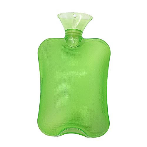 Preisvergleich Produktbild Wärmflasche,Hot Water Bottle,Wärmekissen mit Bezug Thick PVC transparent Wasser Wasserflasche große Plüsch-Wärmflasche 2000ML