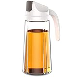 Precio de uso: la boquilla en forma de U te permite controlar completamente el vertido exactamente la cantidad correcta de aceite, no hay necesidad de preocuparte por una ensalada sobresaliente; el aceite no gotea ni gotea de la boquilla, mantiene la botella y encimera limpia.
