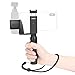 Price comparison product image SKYREAT Handheld Phone Holder Bracket Tripod Mount,w Cold Shoe 1/4”Thread Support External Microphone & LED Light for DJI Osmo Pocket Accessories