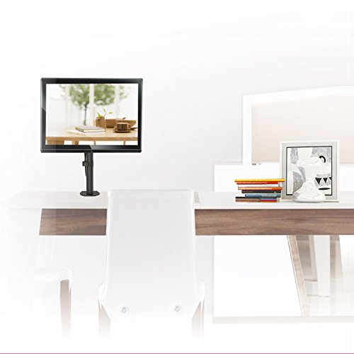 Maclean MC-754 2-fach Tischhalterung Dual Monitorarm 360° 13-32″ Doppel Arm Monitor Halterung LCD LED VESA 75×75 100×100 bis 8kg (2-fach 3x Gelenke) - 3