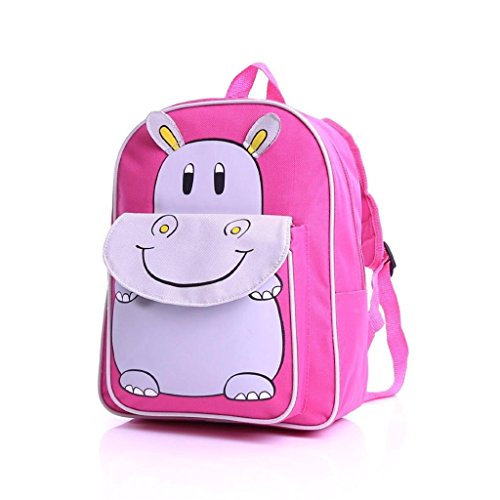 Price comparison product image Karabar Wildlife Friends Kids Backpack (Pink Hippo)